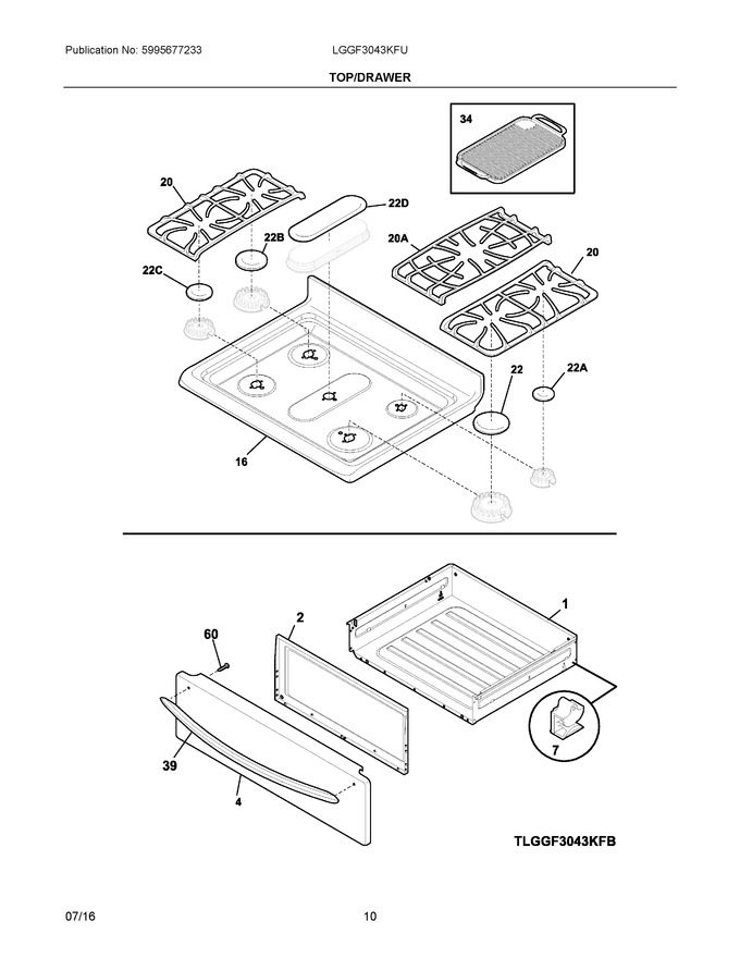 Diagram for LGGF3043KFU