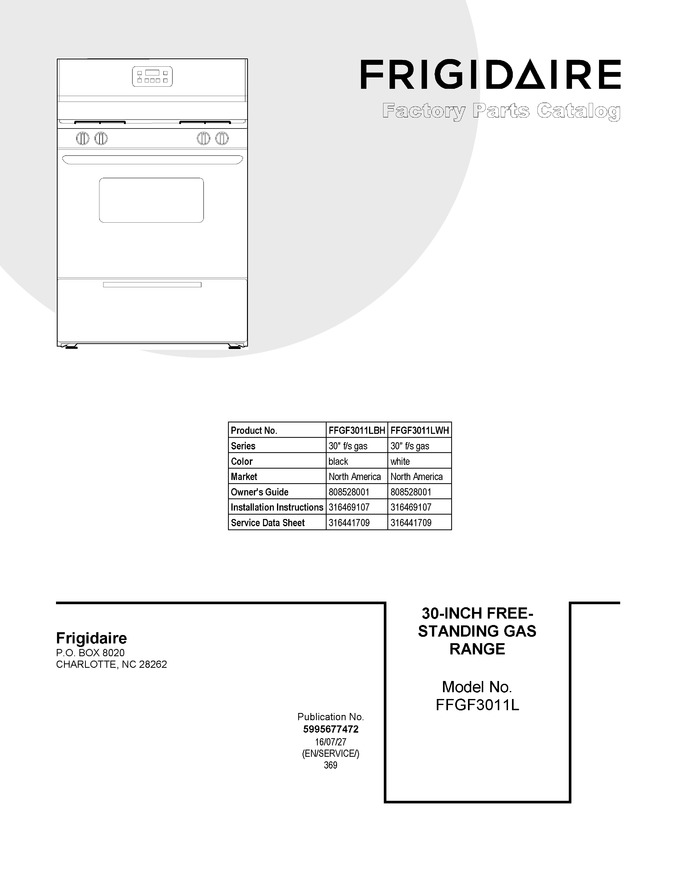 Diagram for FFGF3011LWH