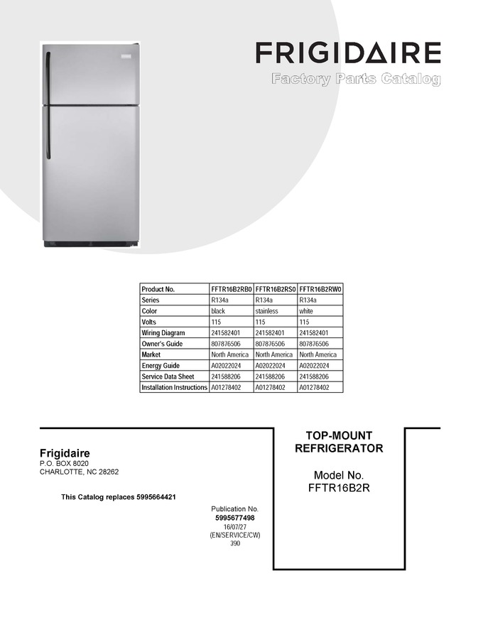 Diagram for FFTR16B2RB0