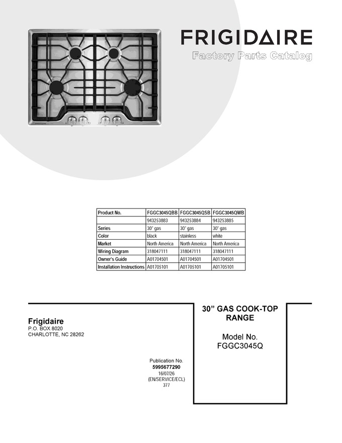 Diagram for FGGC3045QWB