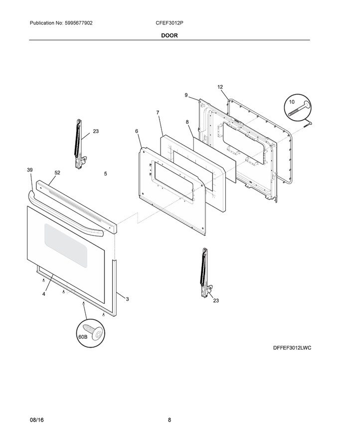Diagram for CFEF3012PWD