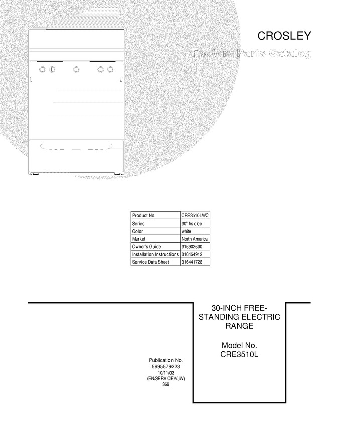 Diagram for CRE3510LWC