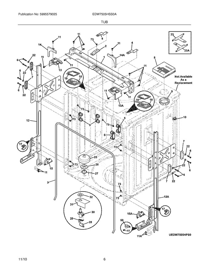 Diagram for EDW7505HSS0A