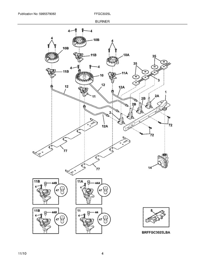 Diagram for FFGC3025LBB