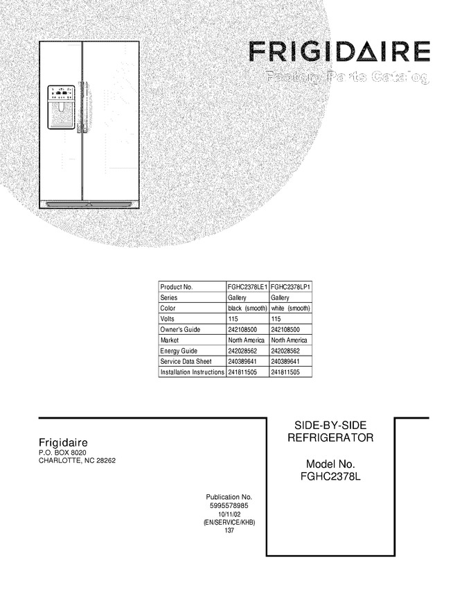 Diagram for FGHC2378LP1