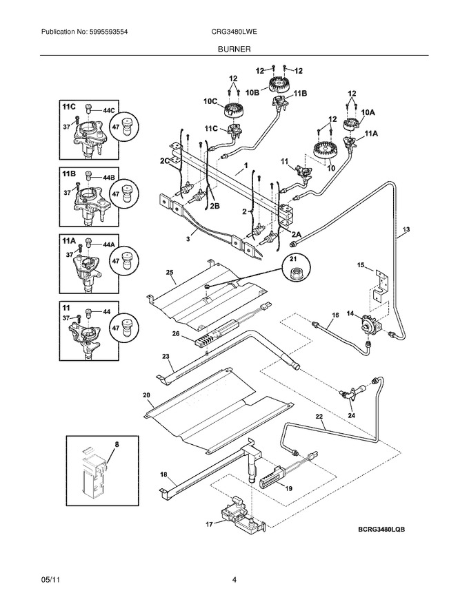 Diagram for CRG3480LWE