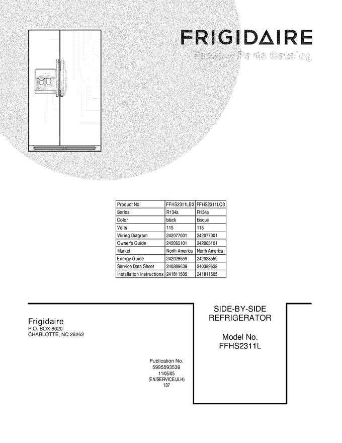 Diagram for FFHS2311LB3