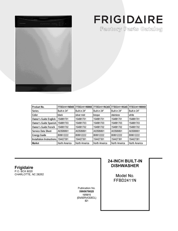 Diagram for FFBD2411NB8B