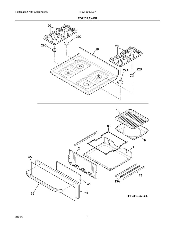 Diagram for FFGF3049LSK