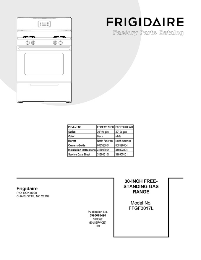 Diagram for FFGF3017LWH