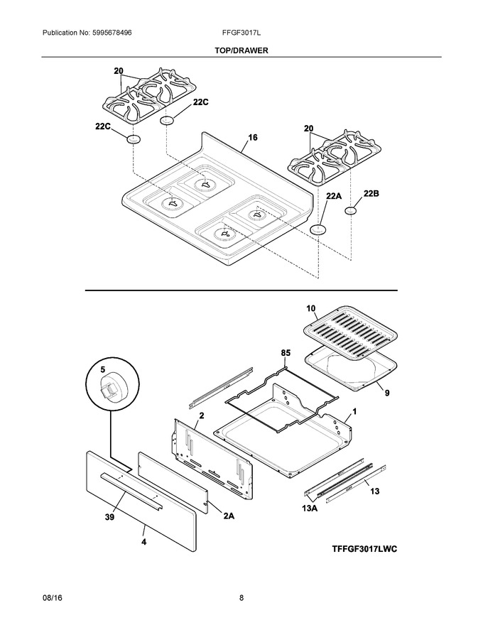 Diagram for FFGF3017LWH