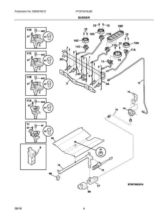 Diagram for FFGF3019LBE