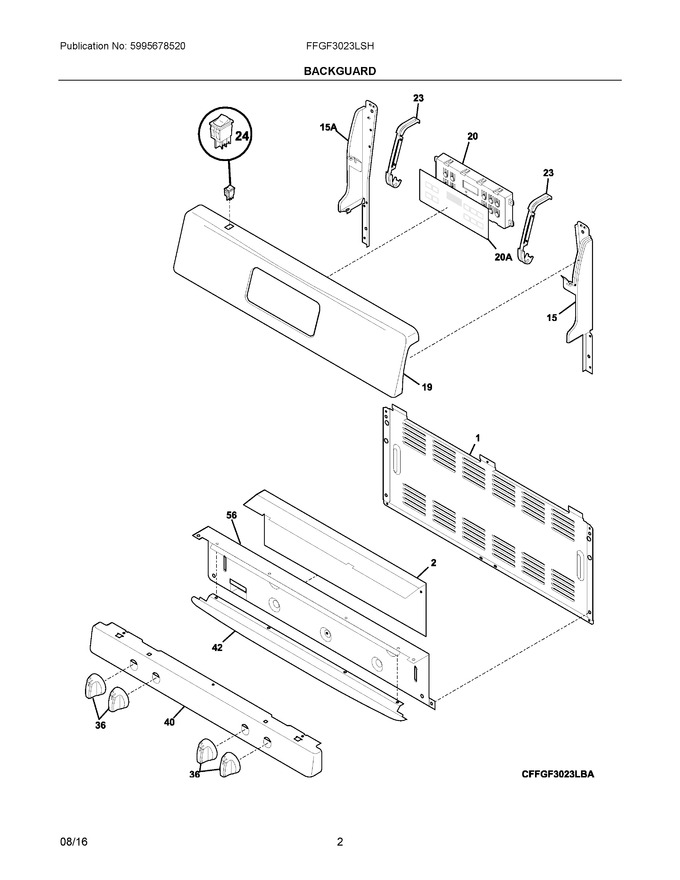 Diagram for FFGF3023LSH
