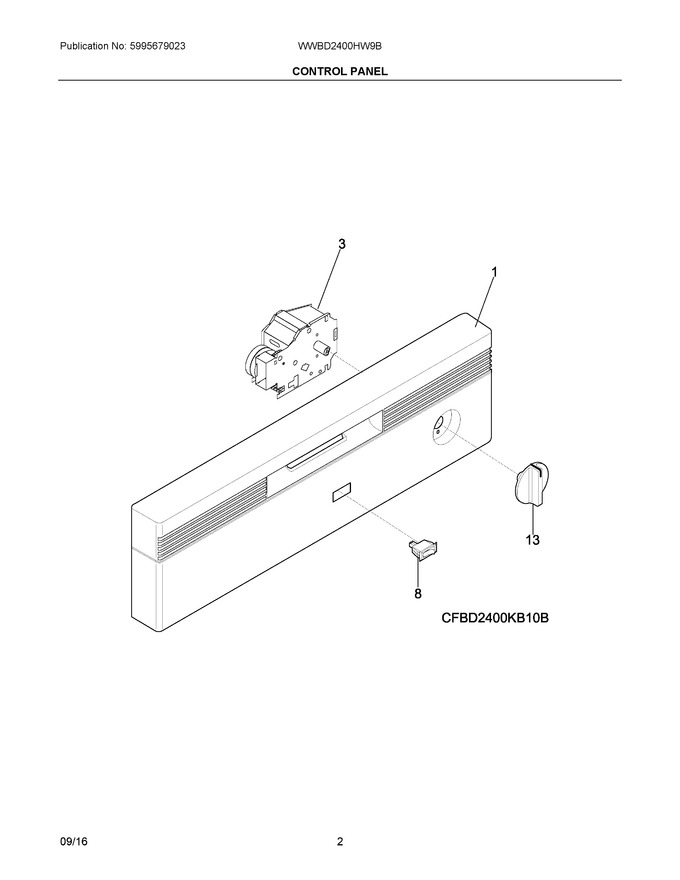 Diagram for WWBD2400HW9B