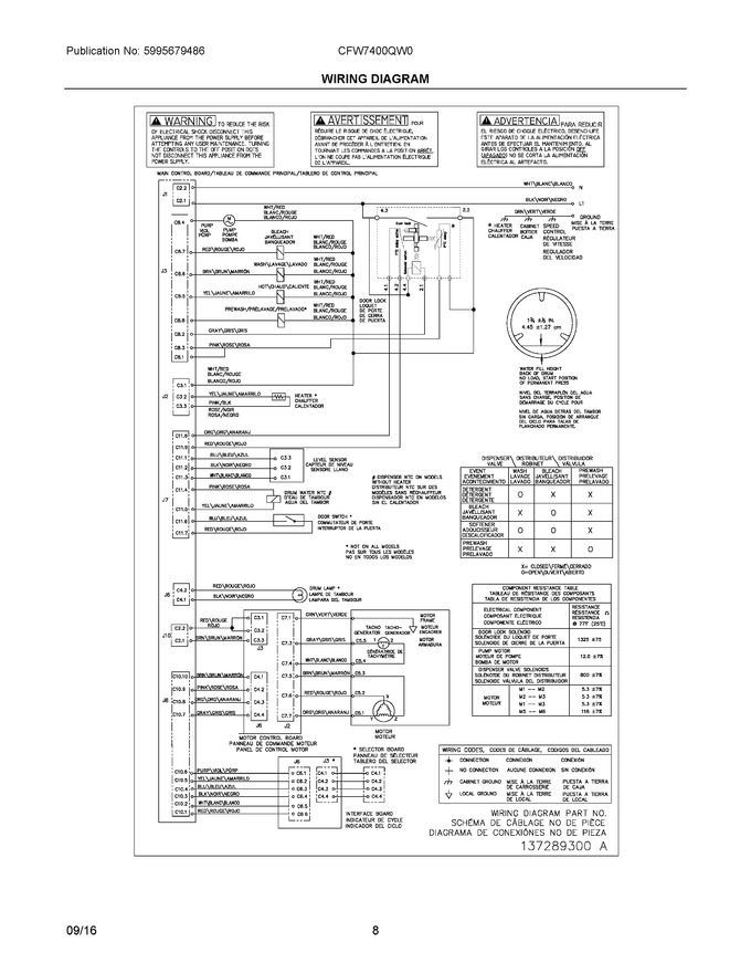 Diagram for CFW7400QW0