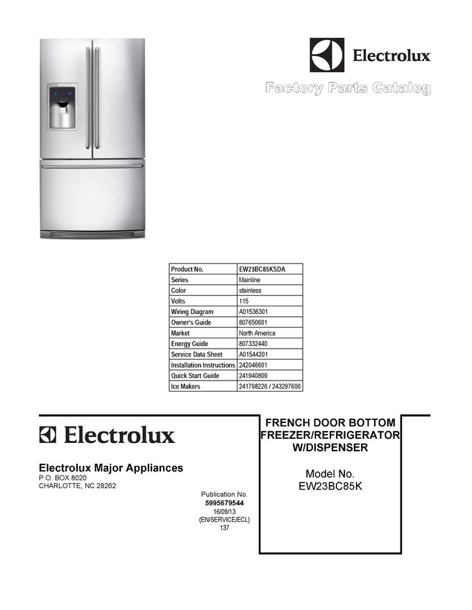 Diagram for EW23BC85KSDA