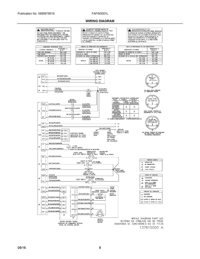 Diagram for FAFW3001LW6