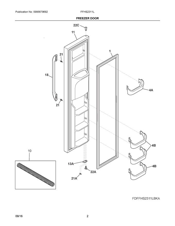 Diagram for FFHS2311LWPA