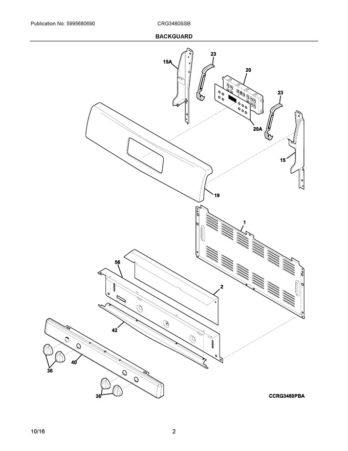Diagram for CRG3480SSB
