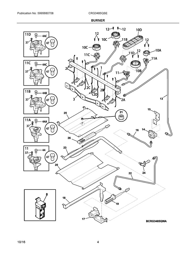 Diagram for CRG3485QSE