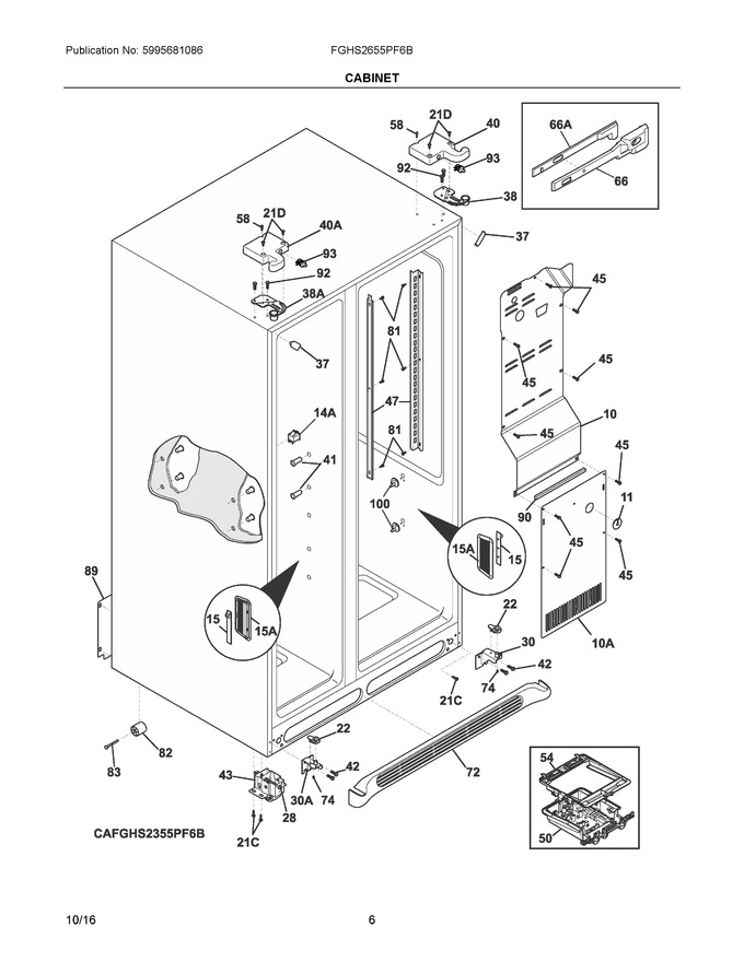 Diagram for FGHS2655PF6B