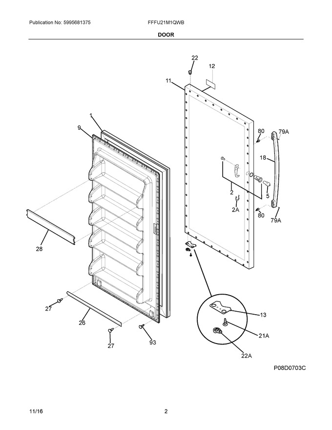 Diagram for FFFU21M1QWB