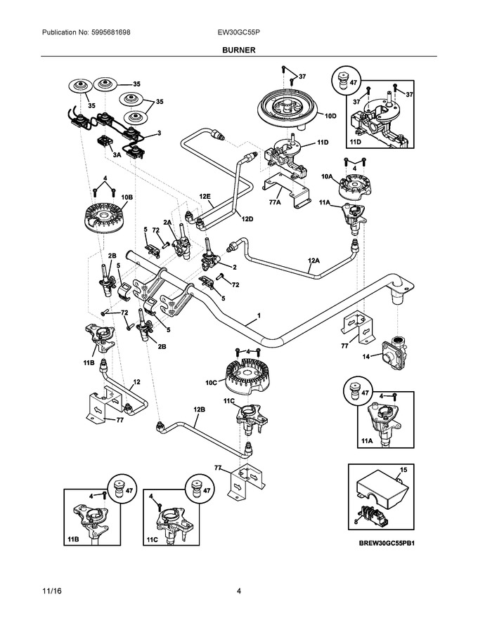 Diagram for EW30GC55PB1
