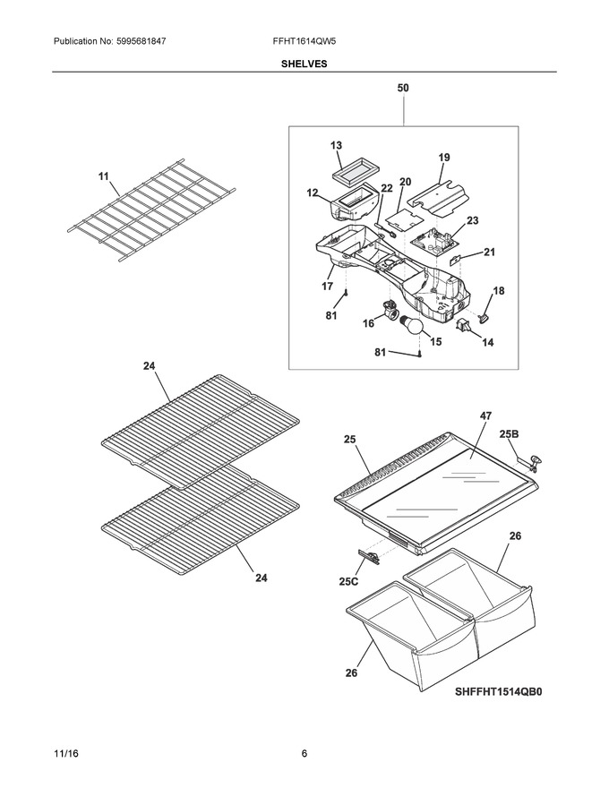 Diagram for FFHT1614QW5