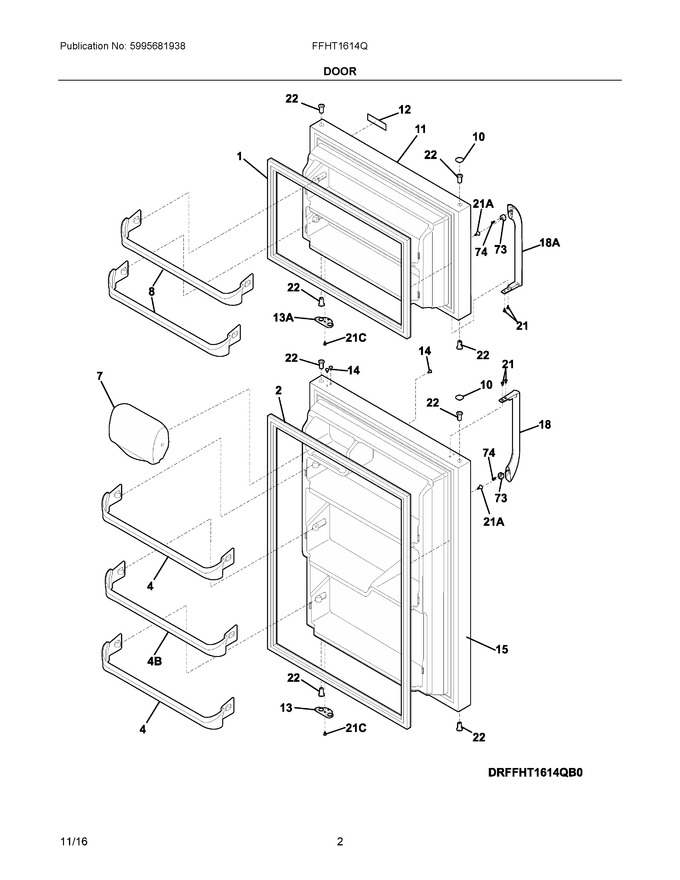 Diagram for FFHT1614QB4