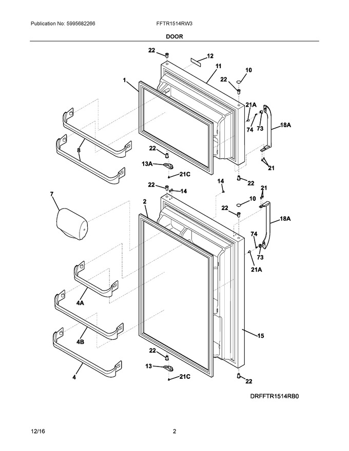 Diagram for FFTR1514RW3