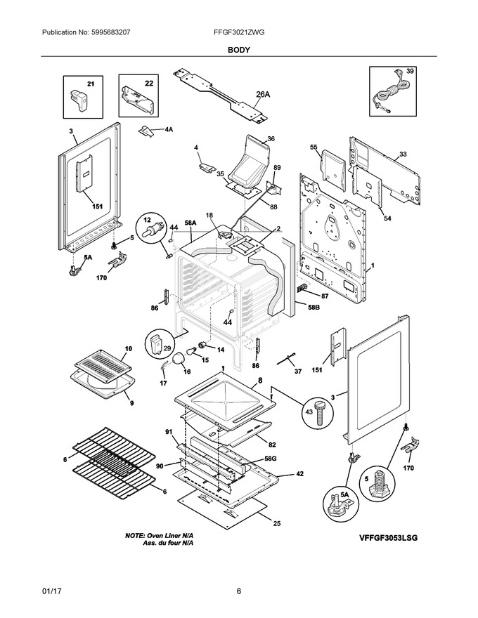 Diagram for FFGF3021ZWG