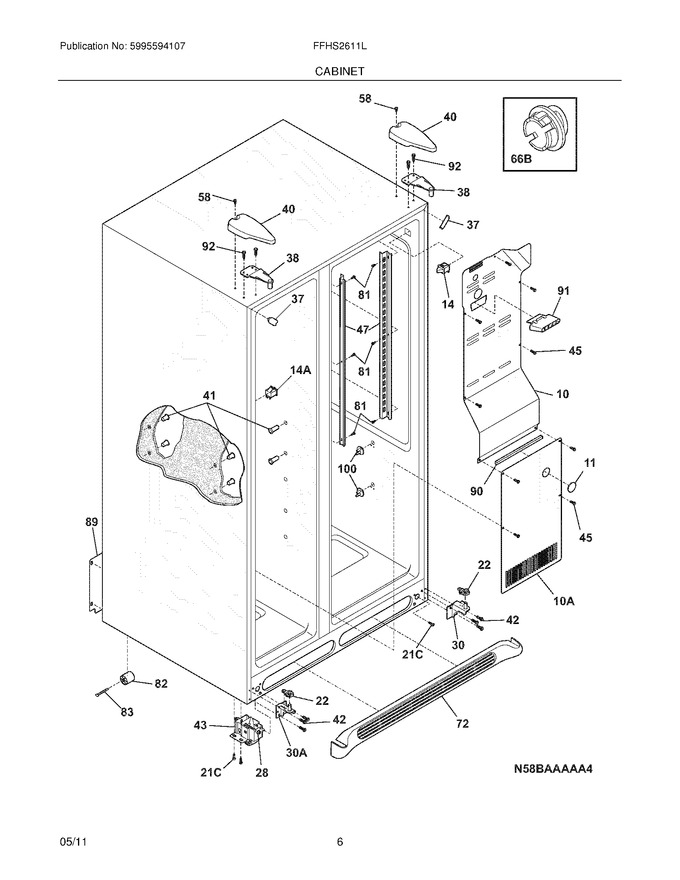Diagram for FFHS2611LS0