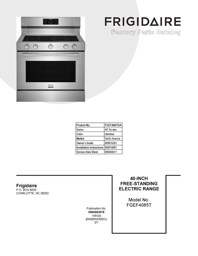 Diagram for FGEF4085TSA