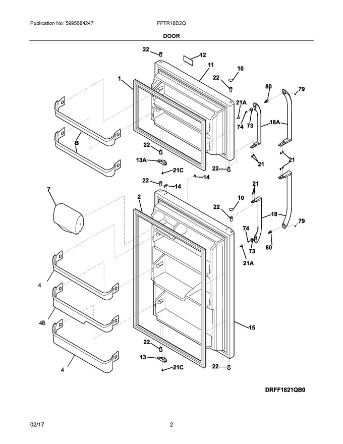 Diagram for FFTR18D2QB8B