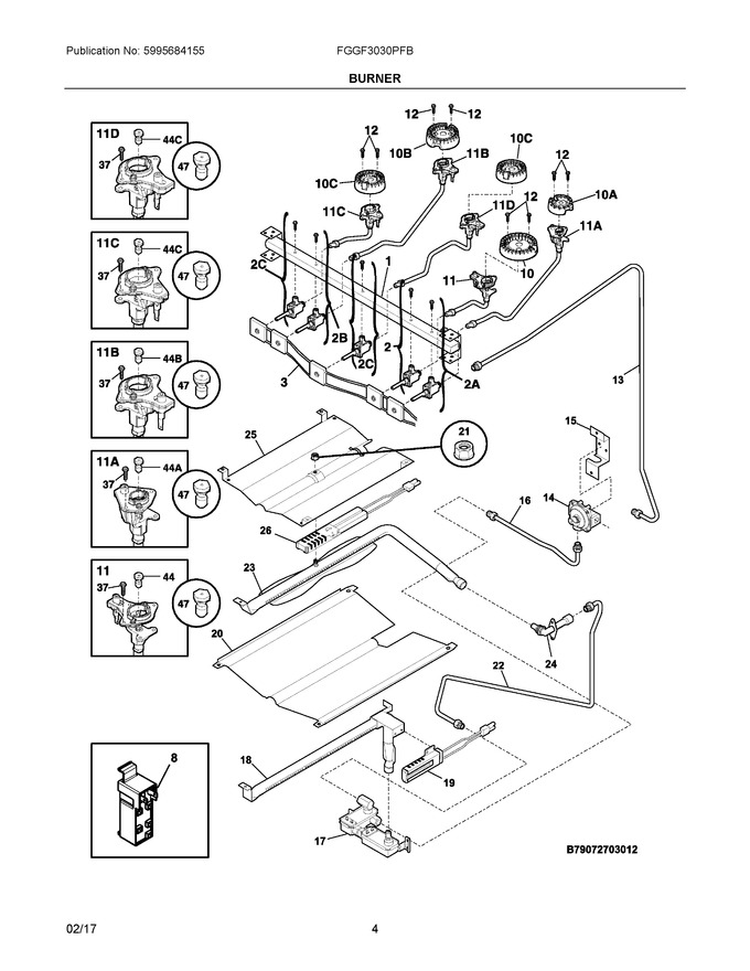 Diagram for FGGF3030PFB