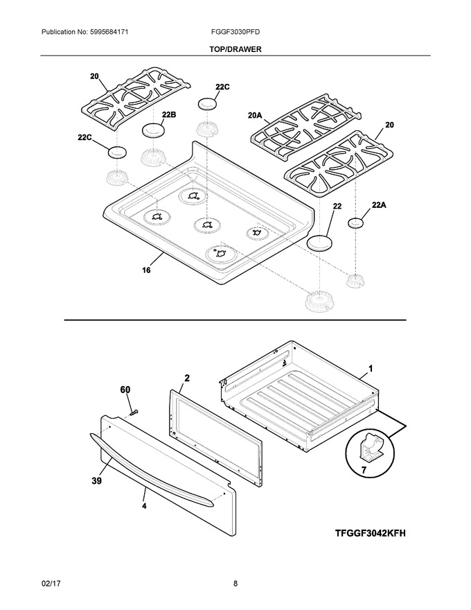 Diagram for FGGF3030PFD
