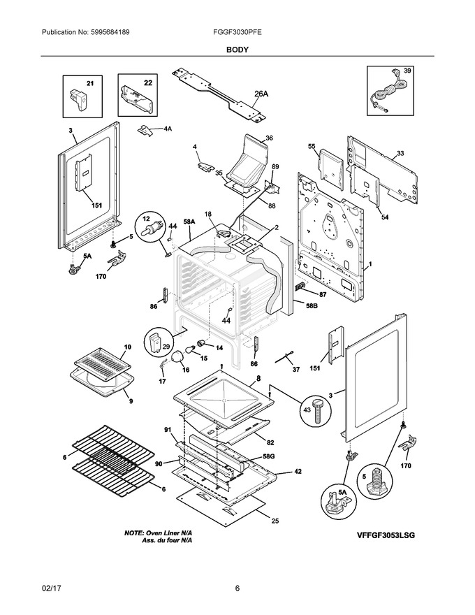Diagram for FGGF3030PFE