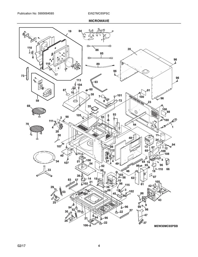 Diagram for EW27MC65PSC