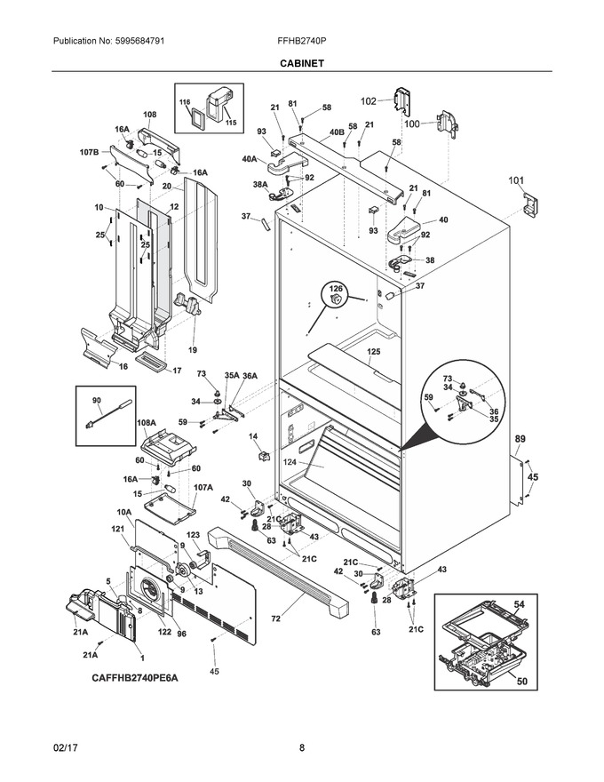 Diagram for FFHB2740PECA