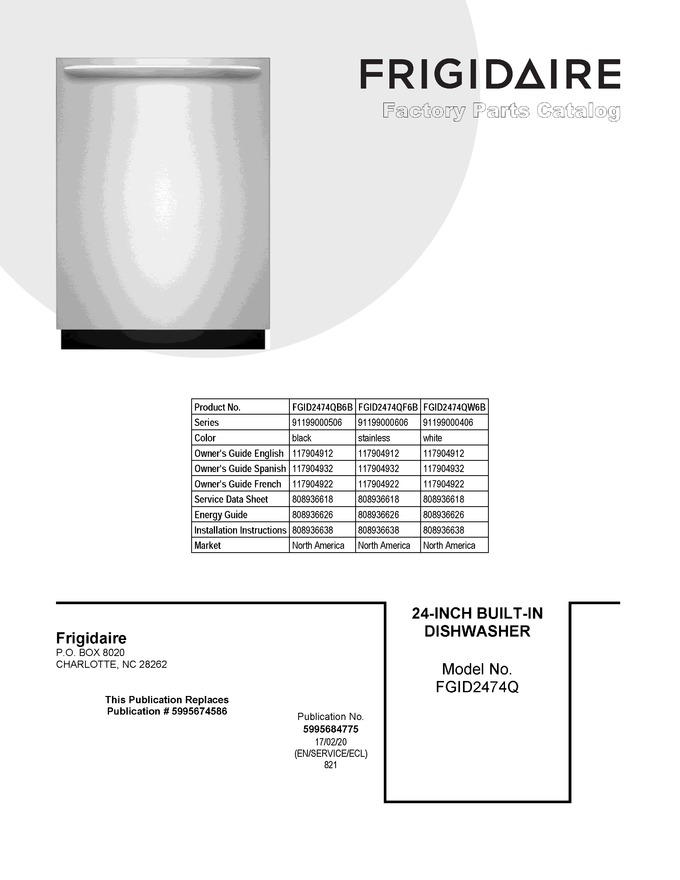 Diagram for FGID2474QW6B