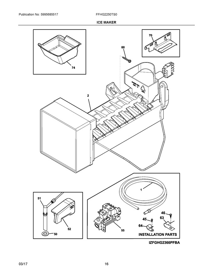 Diagram for FFHG2250TS0