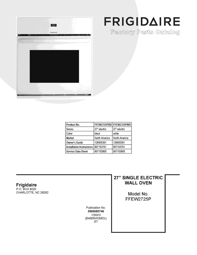 Diagram for FFEW2725PWD