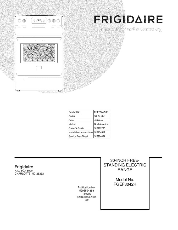 Diagram for FGEF3042KFH