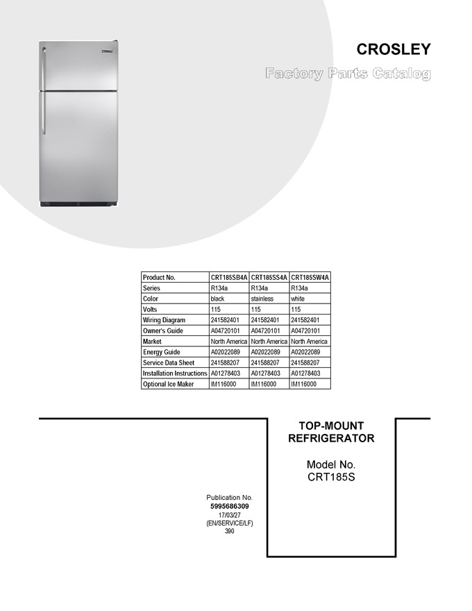 Diagram for CRT185SB4A
