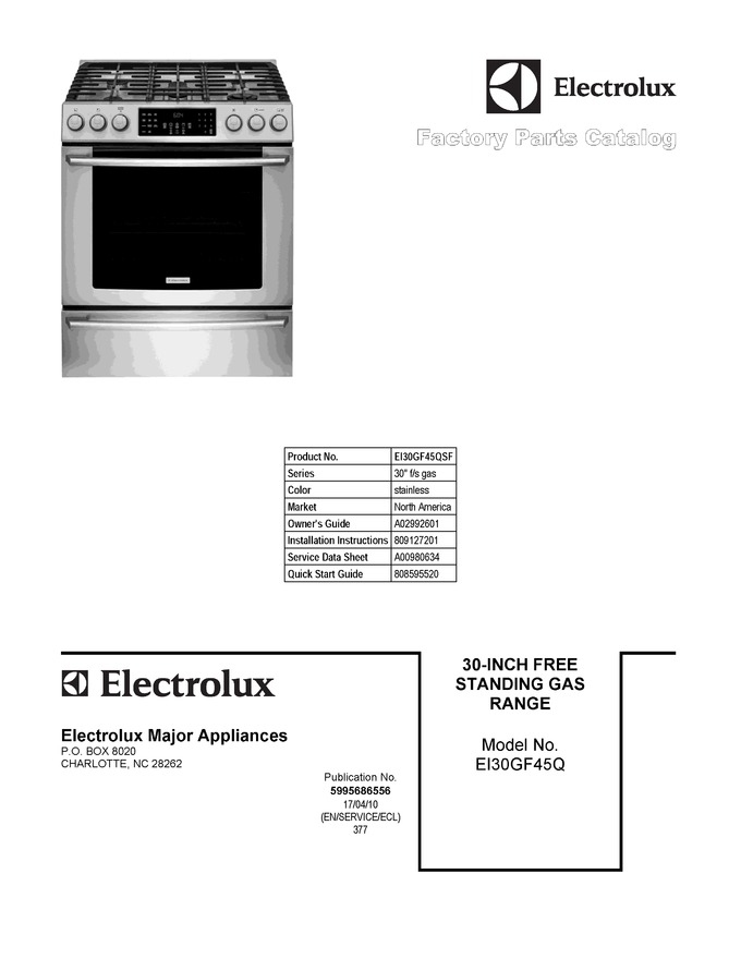 Diagram for EI30GF45QSF