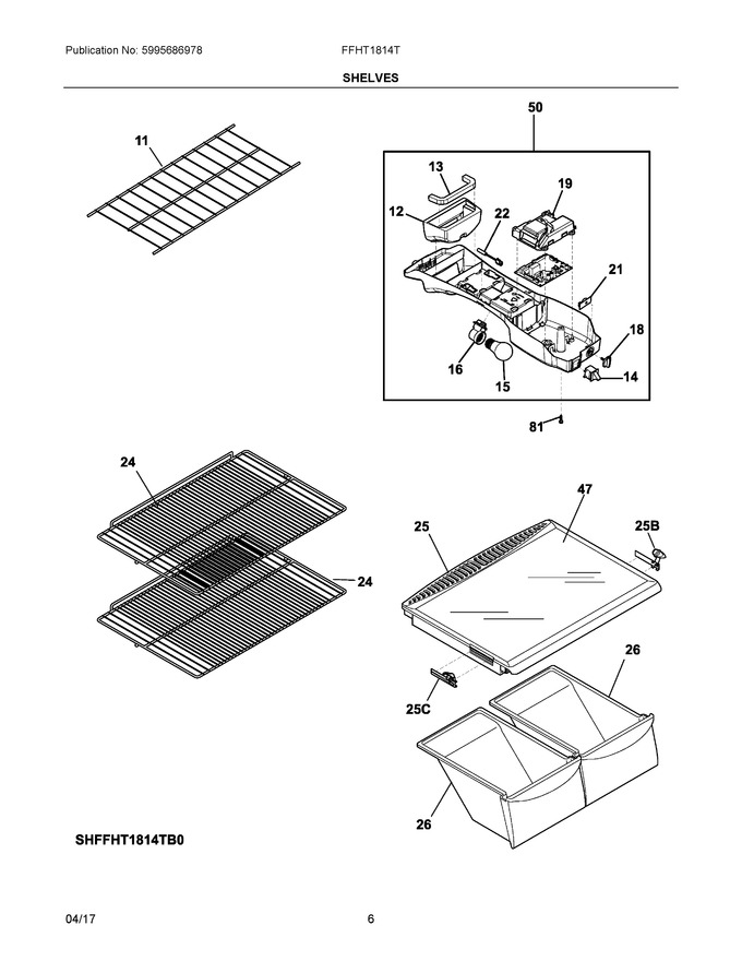 Diagram for FFHT1814TW0