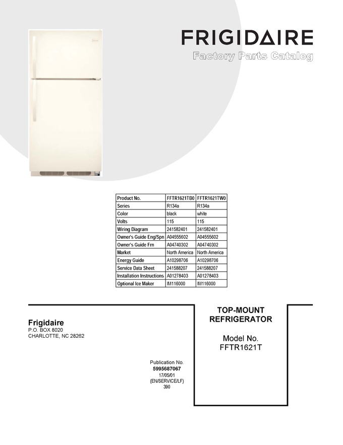 Diagram for FFTR1621TW0
