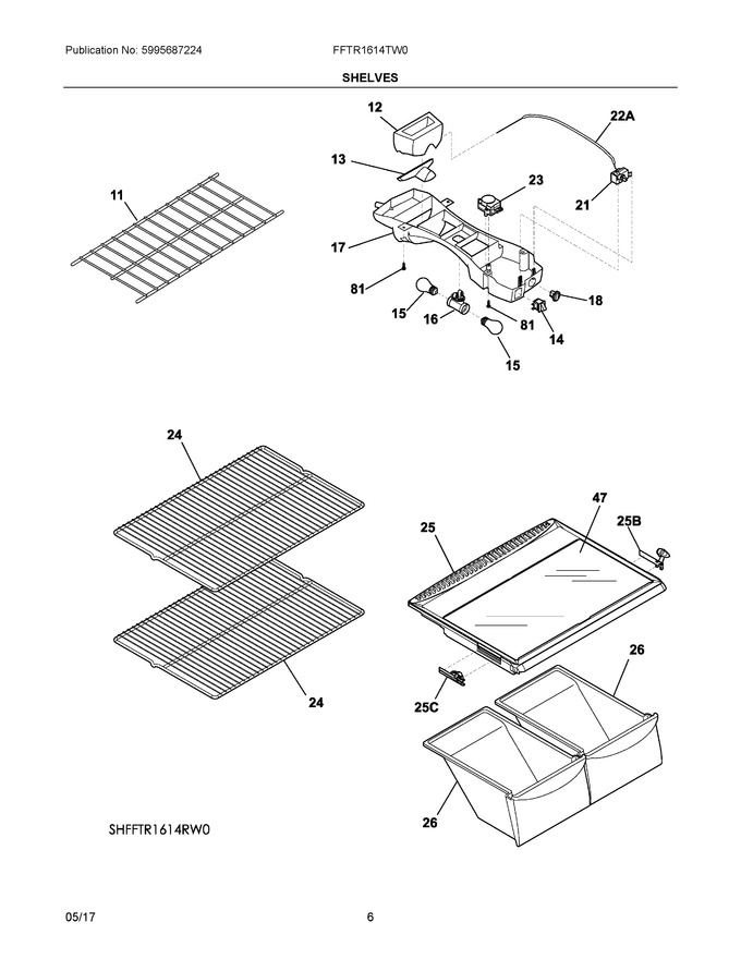 Diagram for FFTR1614TW0