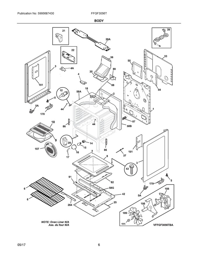 Diagram for FFGF3056TBA