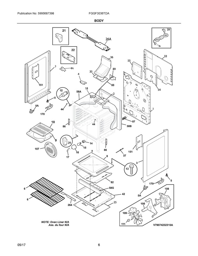 Diagram for FGGF3036TDA